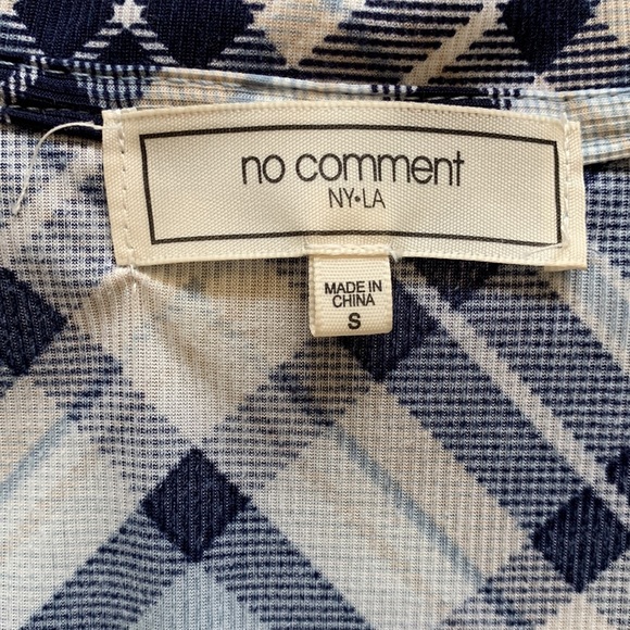 Plaid Ruched Front Short Sleeve Crop Top - Picture 5 of 7